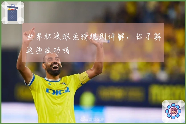 世界杯滚球竞猜规则详解，你了解这些技巧吗